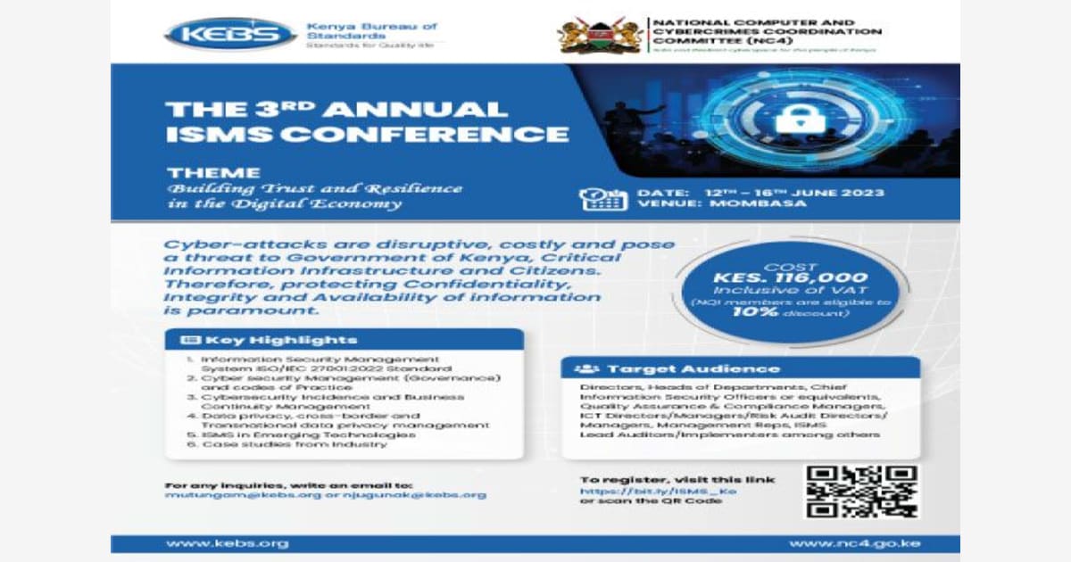 The 3rd Annual ISMS Conference