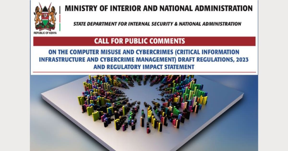 Call for Public Participation on the Draft CMCA 2018 Regulations