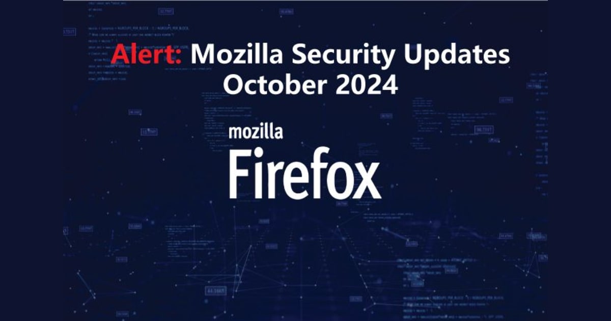 Mozilla Security Update